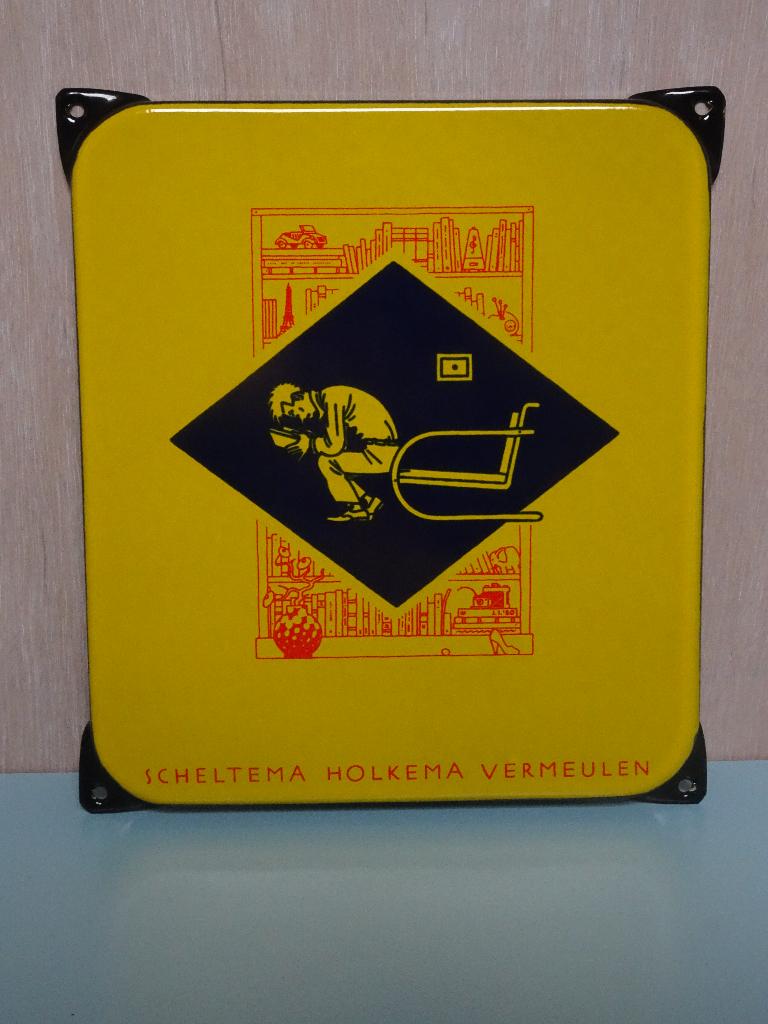 Emaille bord Joost Swarte, Ophalen of Verzenden