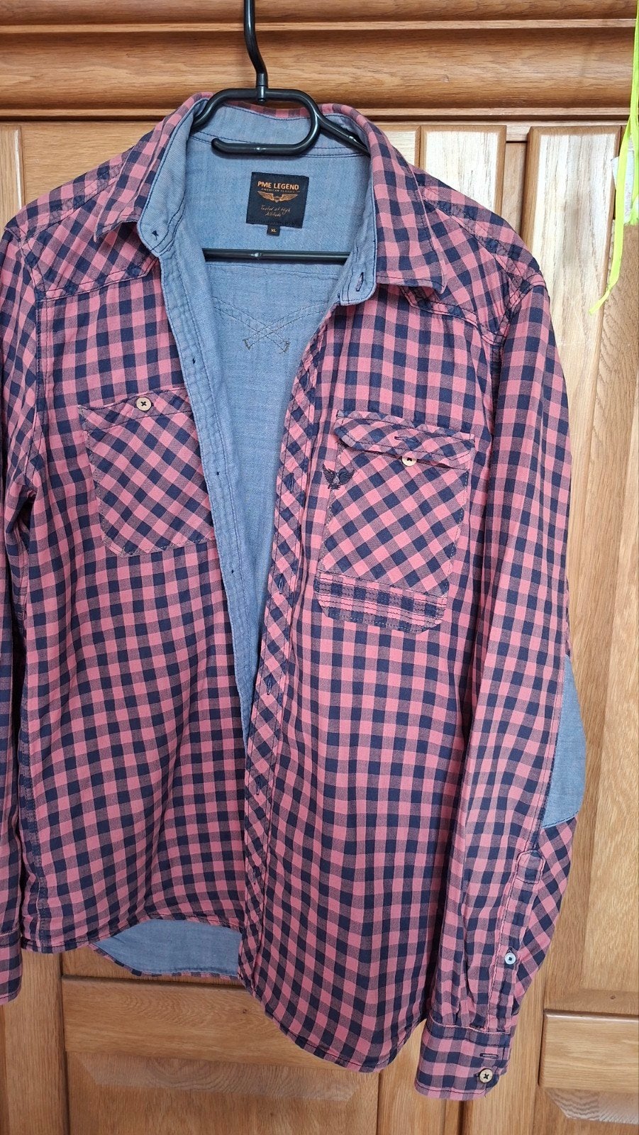 PME Legend geruit overhemd XL - Zo goed als nieuw, Kleding | Heren, Ophalen of Verzenden, PME Legend