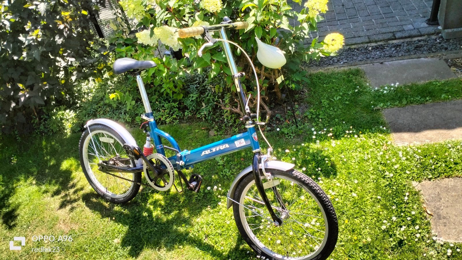 Vouwfiets met vering, Ophalen, Gebruikt, Totaal opvouwbaar
