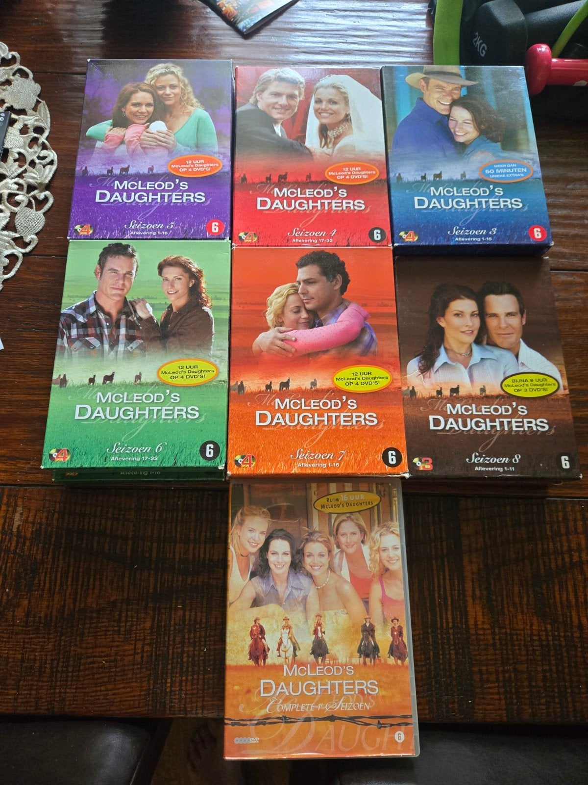 complete McLeod daughters 8 seizoenen, Cd's en Dvd's, Vanaf 12 jaar, Ophalen of Verzenden, Zo goed als nieuw