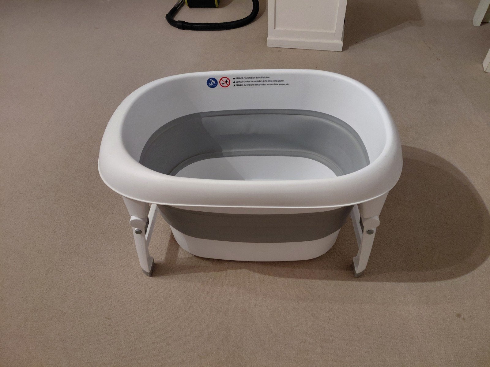 Opvouwbaar baby/kleuter badje met standaard merk Puck, Ophalen, Gebruikt, Badje, Standaard