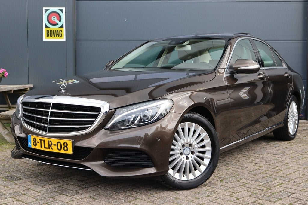 Mercedes-Benz C-klasse 180 Prestige Comfort-Automaat-schuifk, Automaat, Euro 6, Beige, Bedrijf