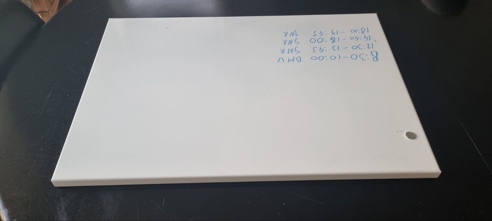 Bits Ikea stalen planningsborf, Ophalen, Gebruikt, Ikea stalen planningsbord
