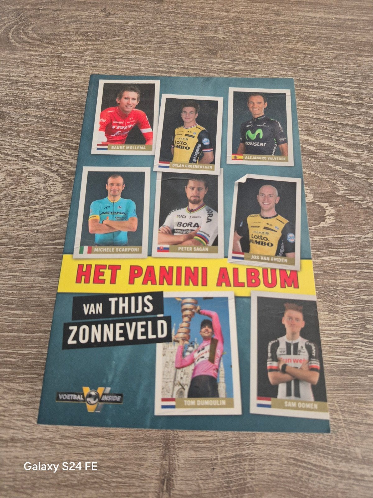 Het Panini Album van Thijs Zonneveld - Wielrennen, Ophalen of Verzenden