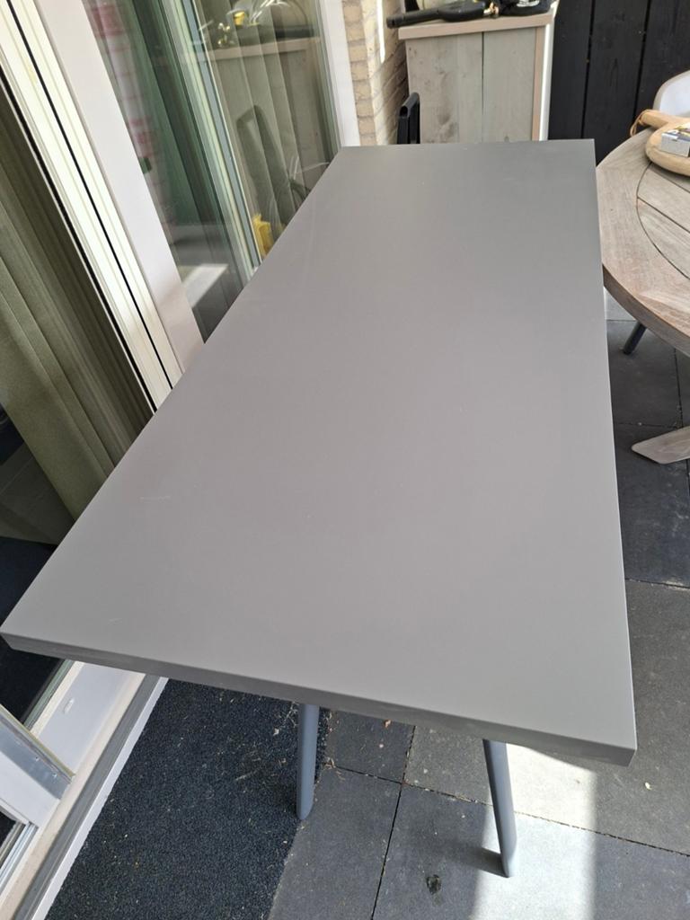 IKEA Lagkapten tafelblad met poten (beschadigd blad), Gebruikt, 100 tot 150 cm, 50 tot 100 cm, Modern
