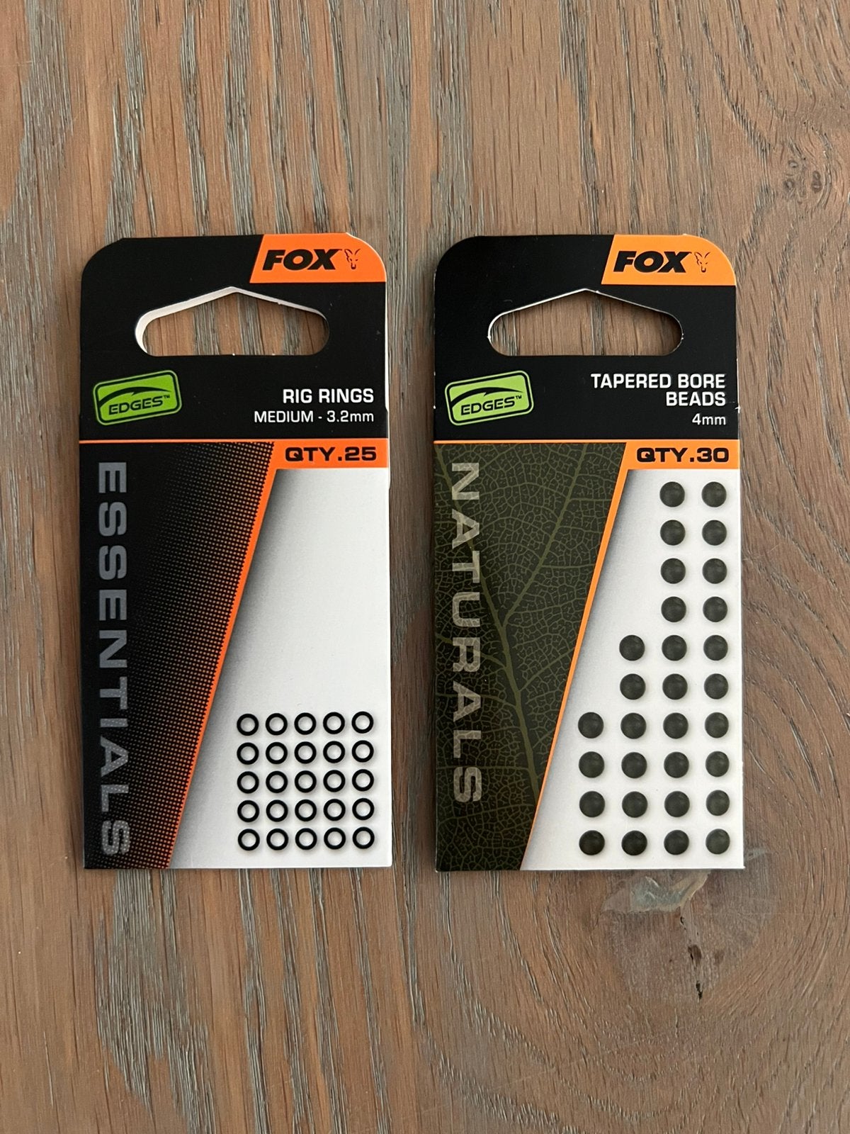 Fox Edges Naturals beads & Essentials rig rings *NIEUW*, Ophalen of Verzenden, Nieuw, Overige typen