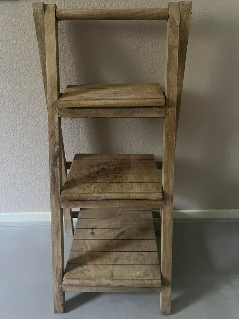 Houten etagère / plantentafel, Ophalen, Gebruikt