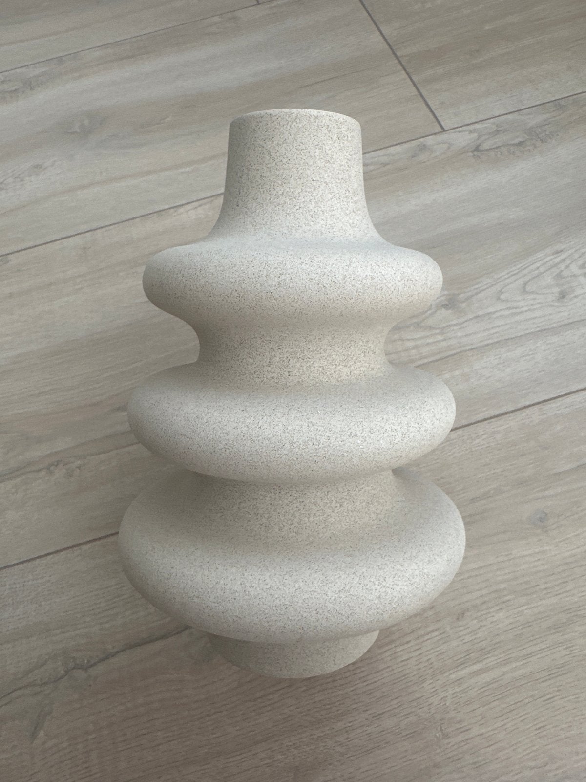 H&M Home Vaas Beige/Gebroken Wit - Zo goed als nieuw, Ophalen, Beige, Zo goed als nieuw, Geschikt voor droogbloemen