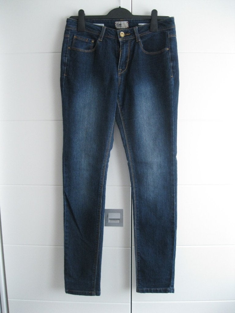 Miss Etam Fitt jeans broek (casual wear) blauwgrijs 36 s, Nieuw, Maat 36 (S), Miss Etam, Lang