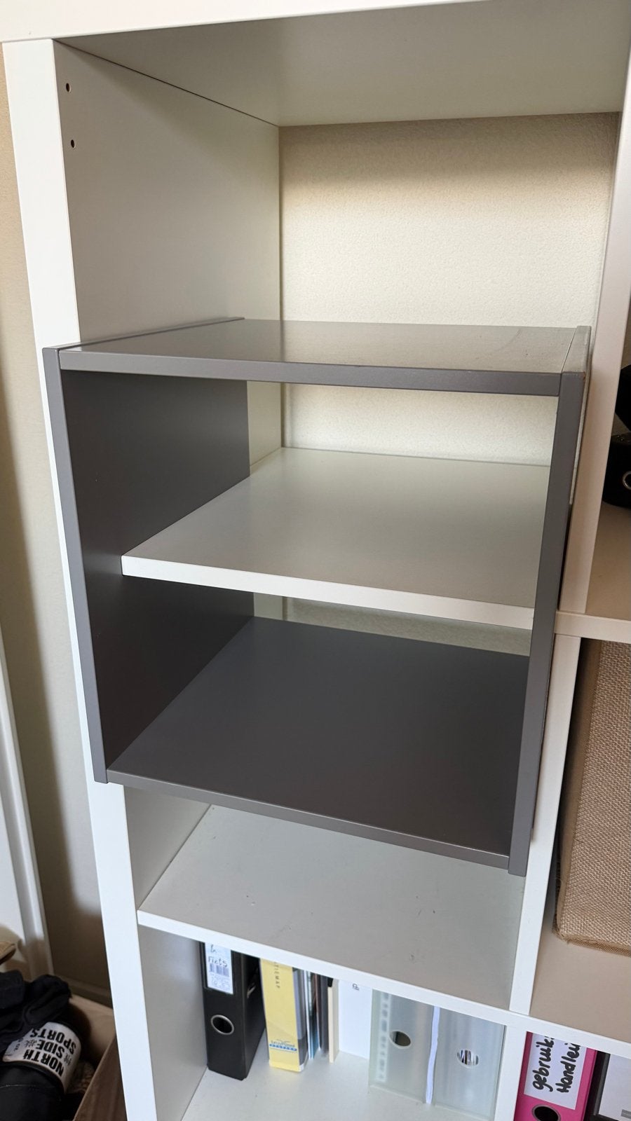 Tussenplankjes voor IKEA Kallax kast - Grijs, Ophalen, Gebruikt
