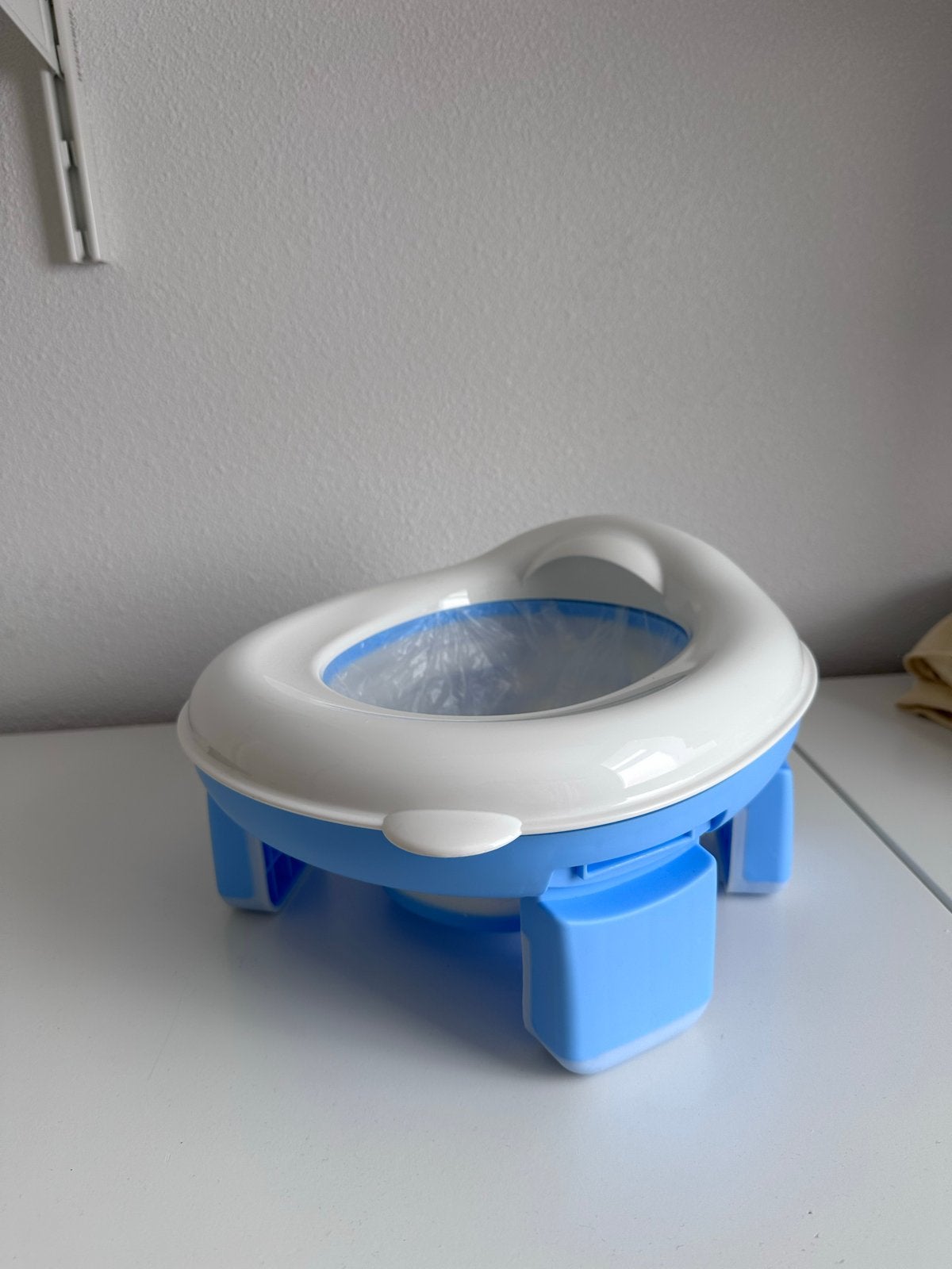 Draagbaar opvouwbaar kinderpotje/toiletverkleiner, Ophalen of Verzenden, Zo goed als nieuw