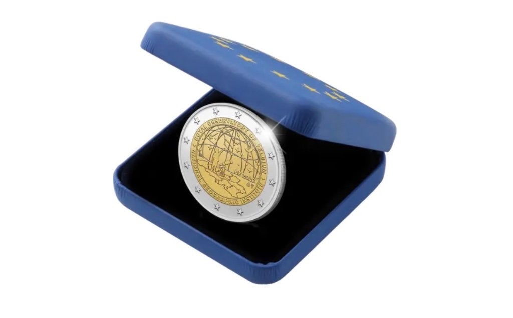 2 euro België “200 jr Koninklijke Sterrenwacht’’ Proof 2026, Ophalen of Verzenden, België, 2 euro