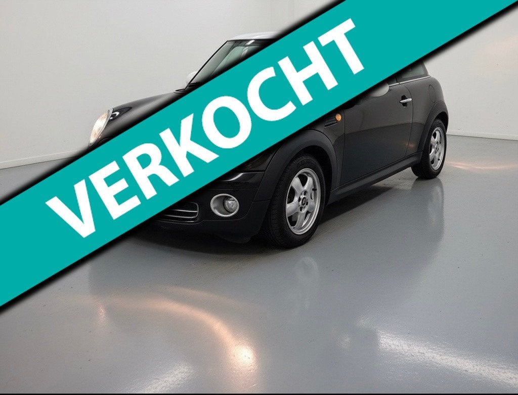 Mini Mini 1.6 Cooper-nieuwe koppeling-airco-nette auto, Voorwielaandrijving, Gebruikt, 750 kg, 4 cilinders