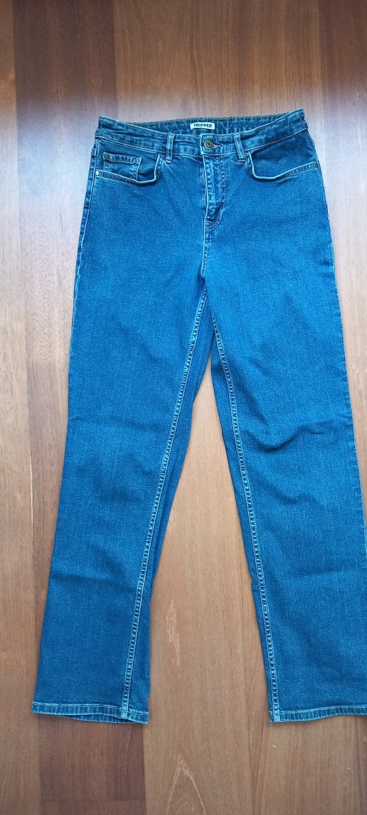 Tripper jeans high waist 30/32, Blauw, Ophalen of Verzenden, W30 - W32 (confectie 38/40), Gedragen
