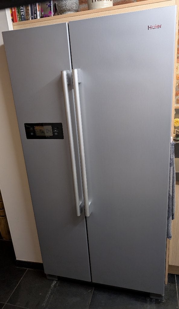Haier Side-by-Side Koelkast met Vriezer, Ophalen, Gebruikt, 200 liter of meer, 60 cm of meer