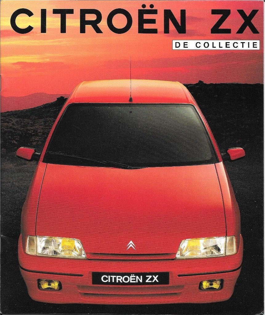 Folder Citroën ZX, november 1991 (21x25 cm.), Ophalen of Verzenden, Nieuw, Citroën