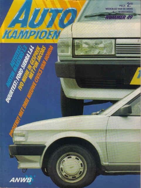 Autokampioen 49 1983 : Austin Maestro 1.3 - Ford Sierra 1.6L, Ophalen of Verzenden, Gelezen, Algemeen