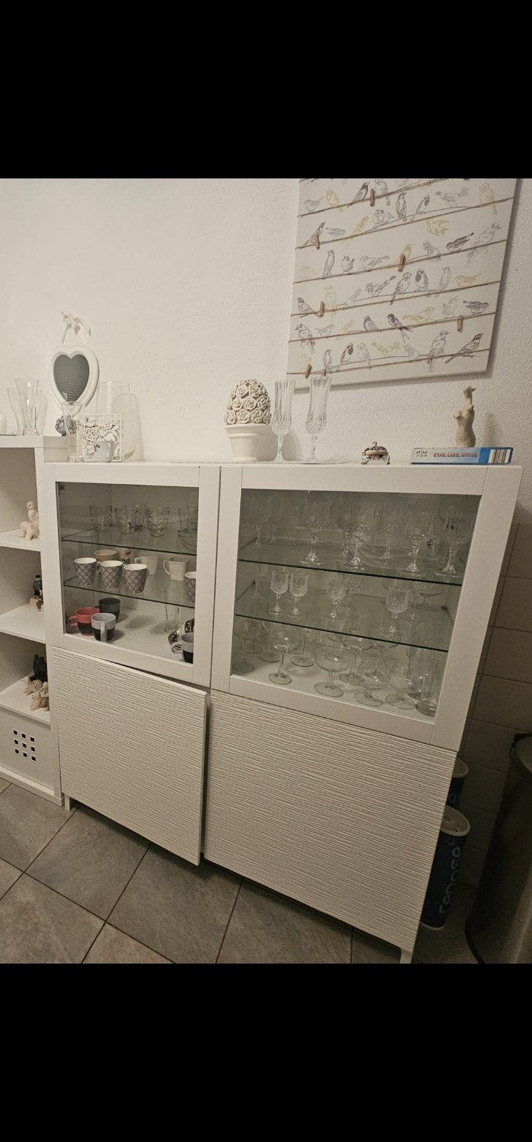 vitrine kast combi, Ophalen