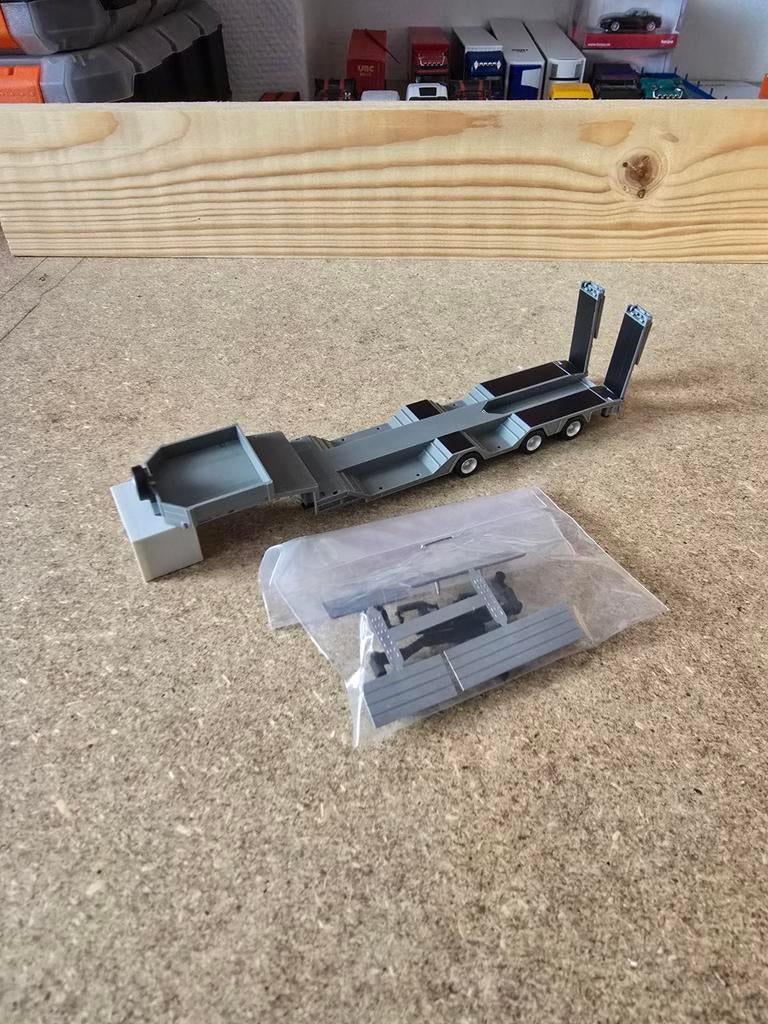 1417 goldhofer dieplader, Hobby en Vrije tijd, Modelauto's | 1:87, Ophalen of Verzenden, Nieuw, Bus of Vrachtwagen, Herpa
