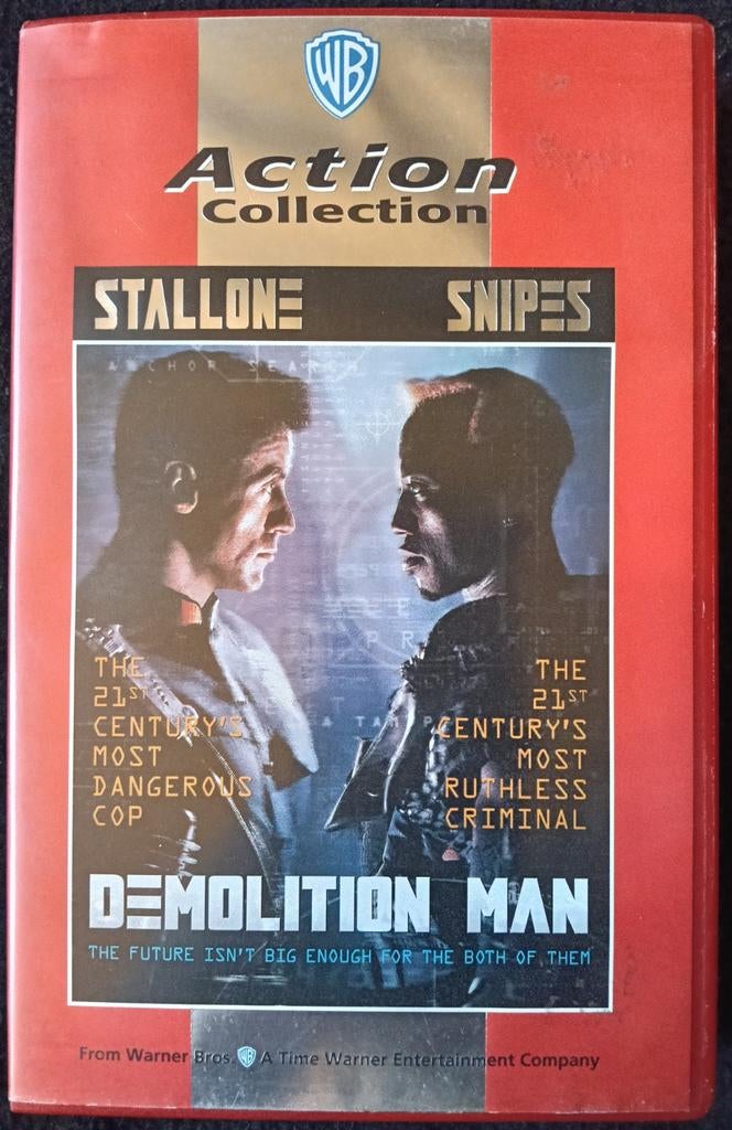 Demolition Man vhs, Vanaf 16 jaar, Ophalen of Verzenden, Zo goed als nieuw, Horror