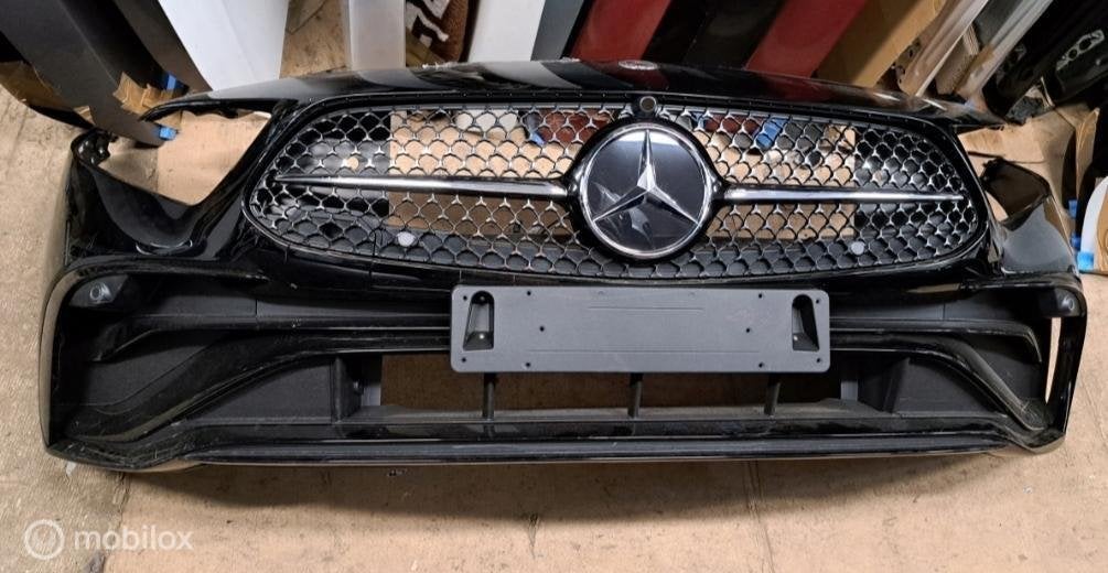 Mercedes CLS Bumper amg-line W257 C257 facelift, Gebruikt, Voor, Ophalen of Verzenden, Bumper