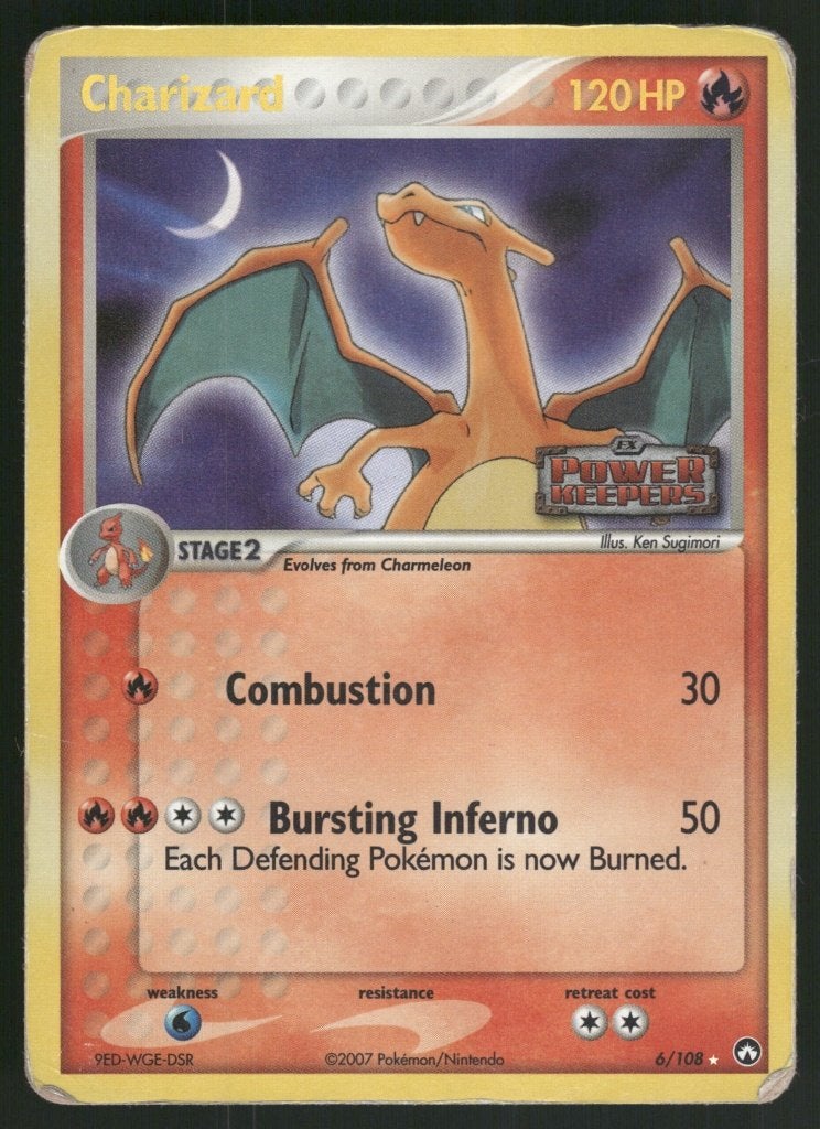 Charizard 6/108 - Power Keepers (Reverse Holo) (EX), Verzenden, Gebruikt