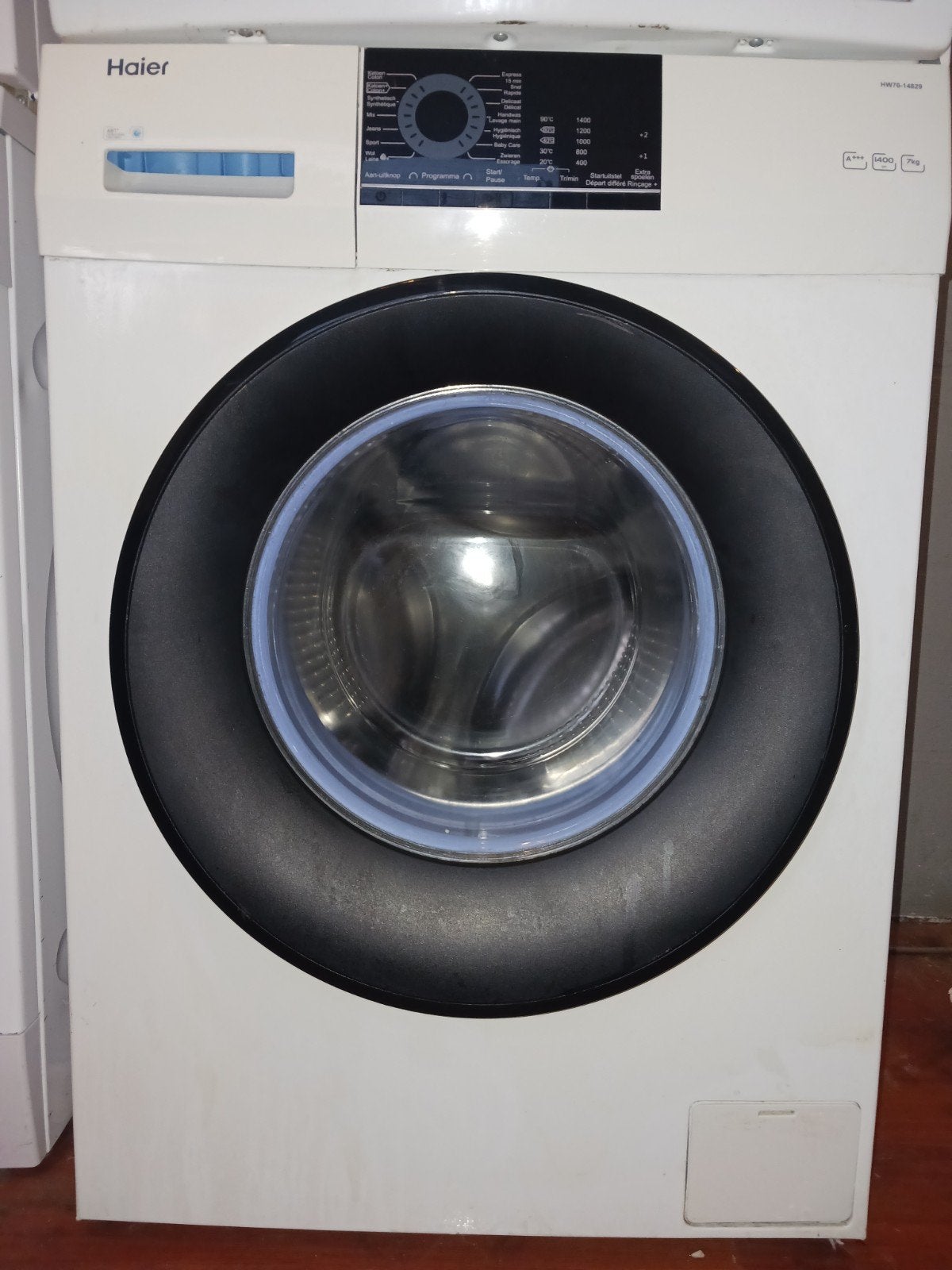 Haier wasmachine 7 KG ( met garantie ), Energieklasse A of zuiniger, Ophalen of Verzenden, Zo goed als nieuw, Voorlader