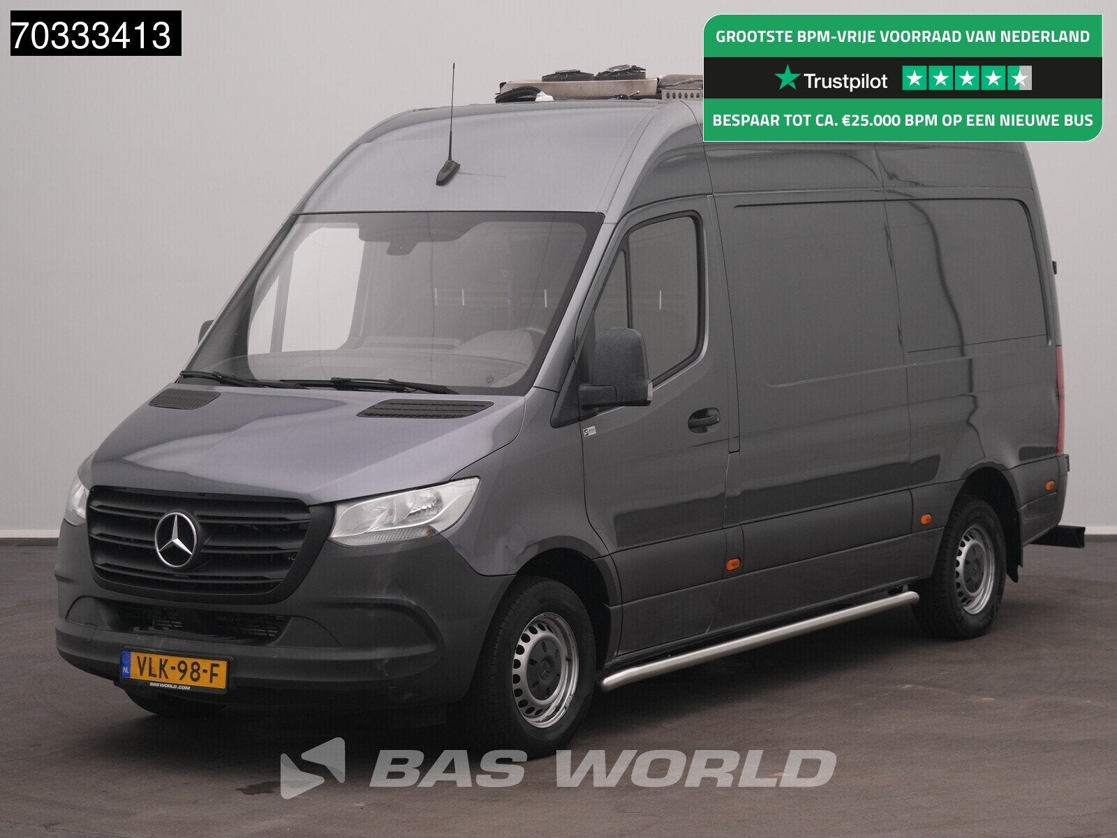 Mercedes Sprinter 314 CDI Koelwagen Konvekta Airco Cruise Eu, Stof, Gebruikt, Euro 6, 2000 kg
