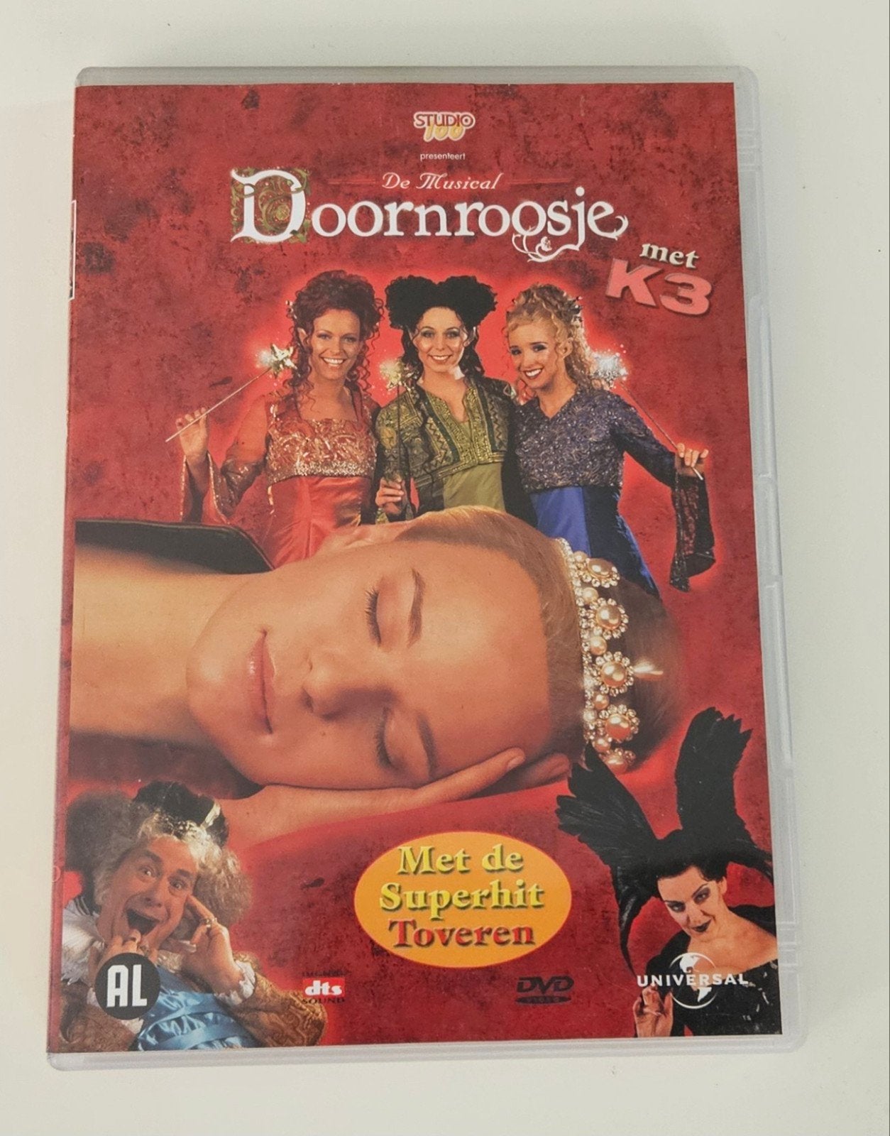 Doornroosje De Musical met K3 DVD, Show, Gebruikt, Alle leeftijden, Nederlands