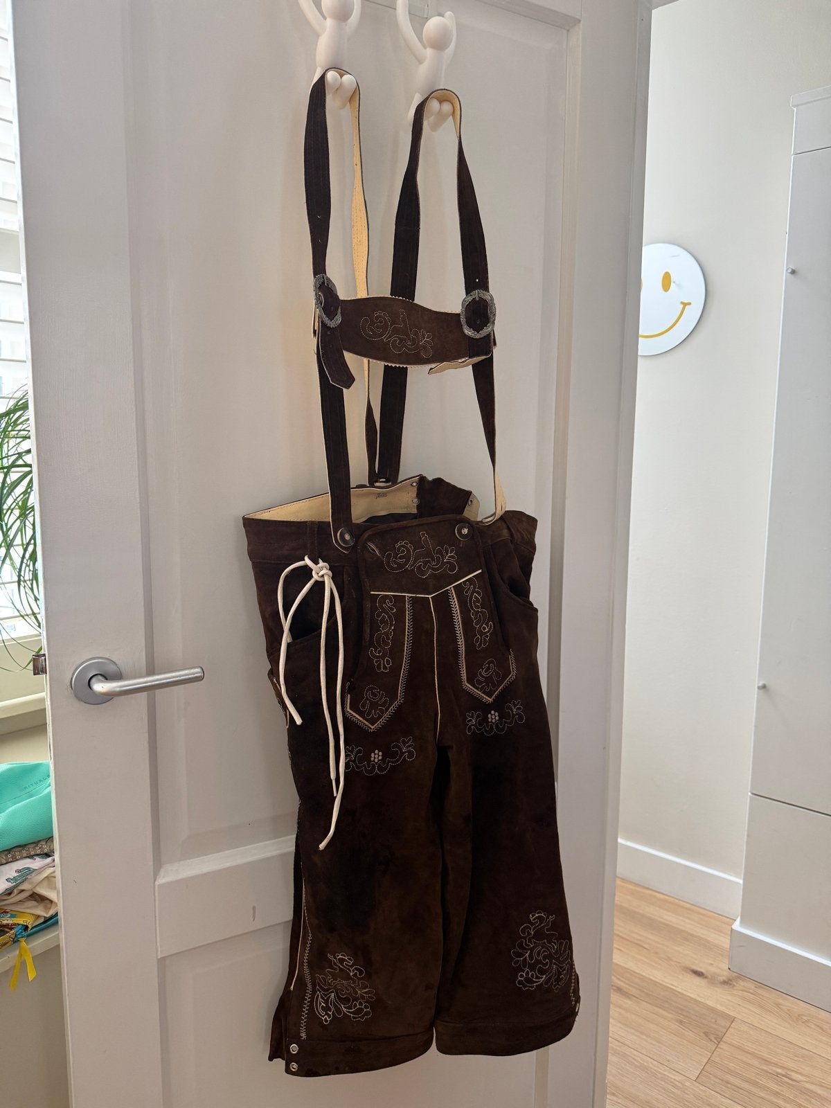 Lederhose Trachtenwelt maat 52 / L – echt leer, Kleding | Heren, Ophalen of Verzenden, Maat 52/54 (L)