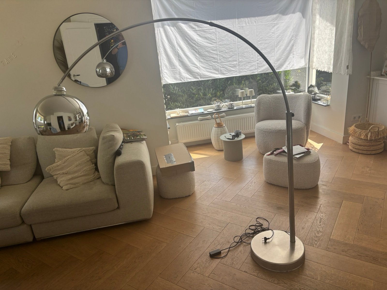 Mooie leeslamp te koop, Ophalen, Gebruikt, 150 tot 200 cm