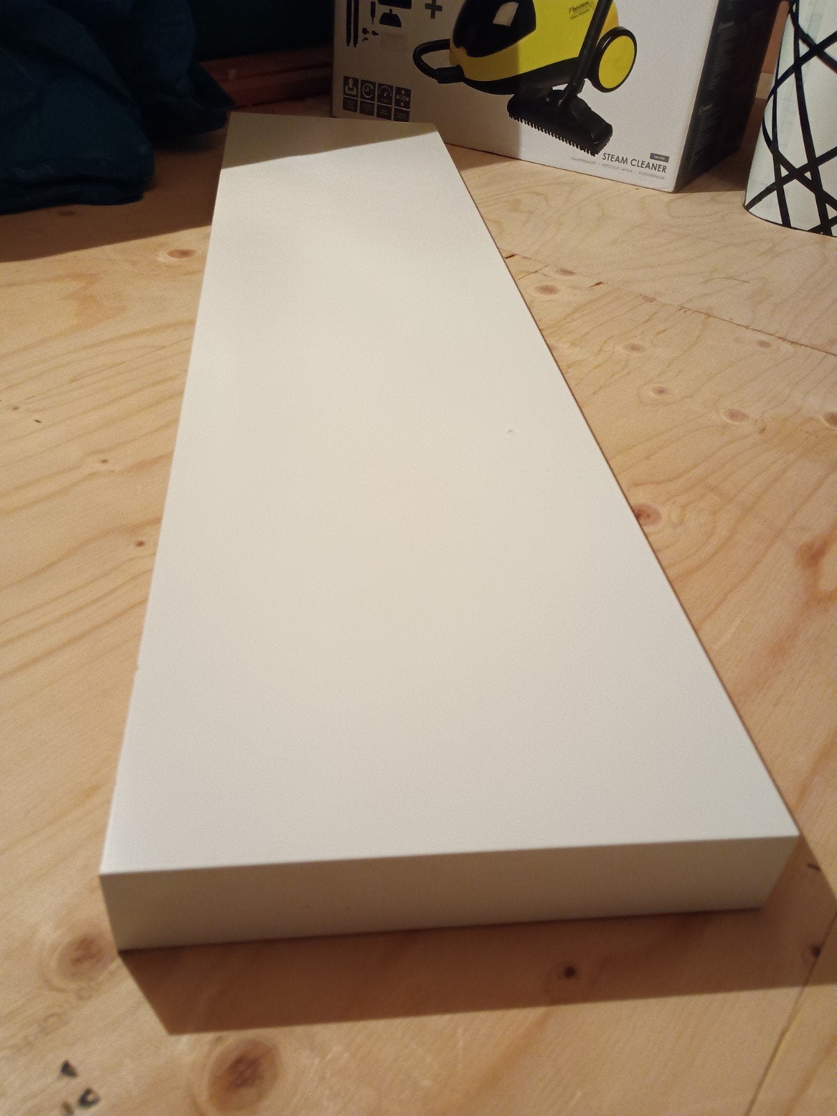 Ikea wandplank wit 110cm, Ophalen, Mdf, Plinten