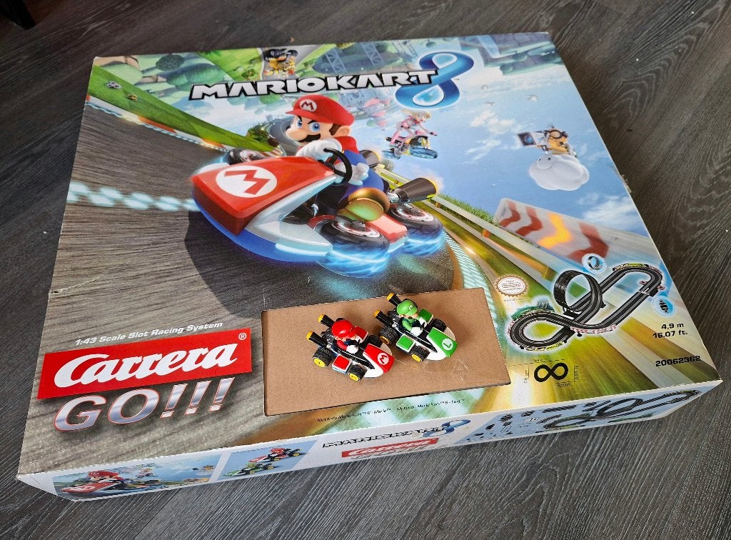 Carrera Go!!! Nintendo Mario Kart 8 Racebaan, Ophalen, Gebruikt, Carrera, Met looping