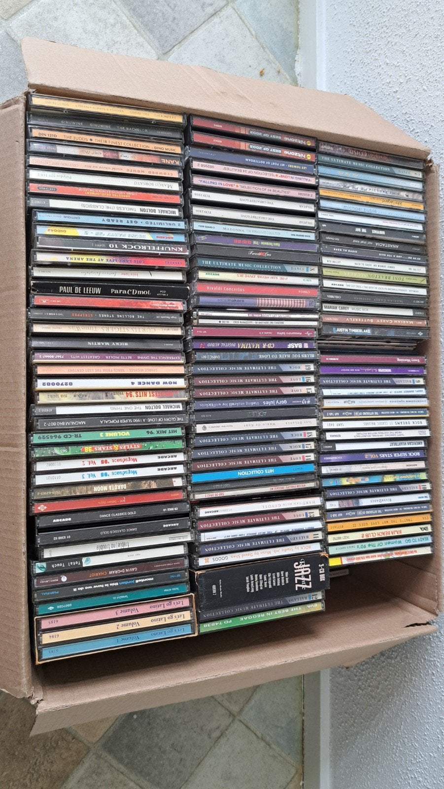 Doos cd's ruim 200 stuks!!!, Ophalen, Gebruikt