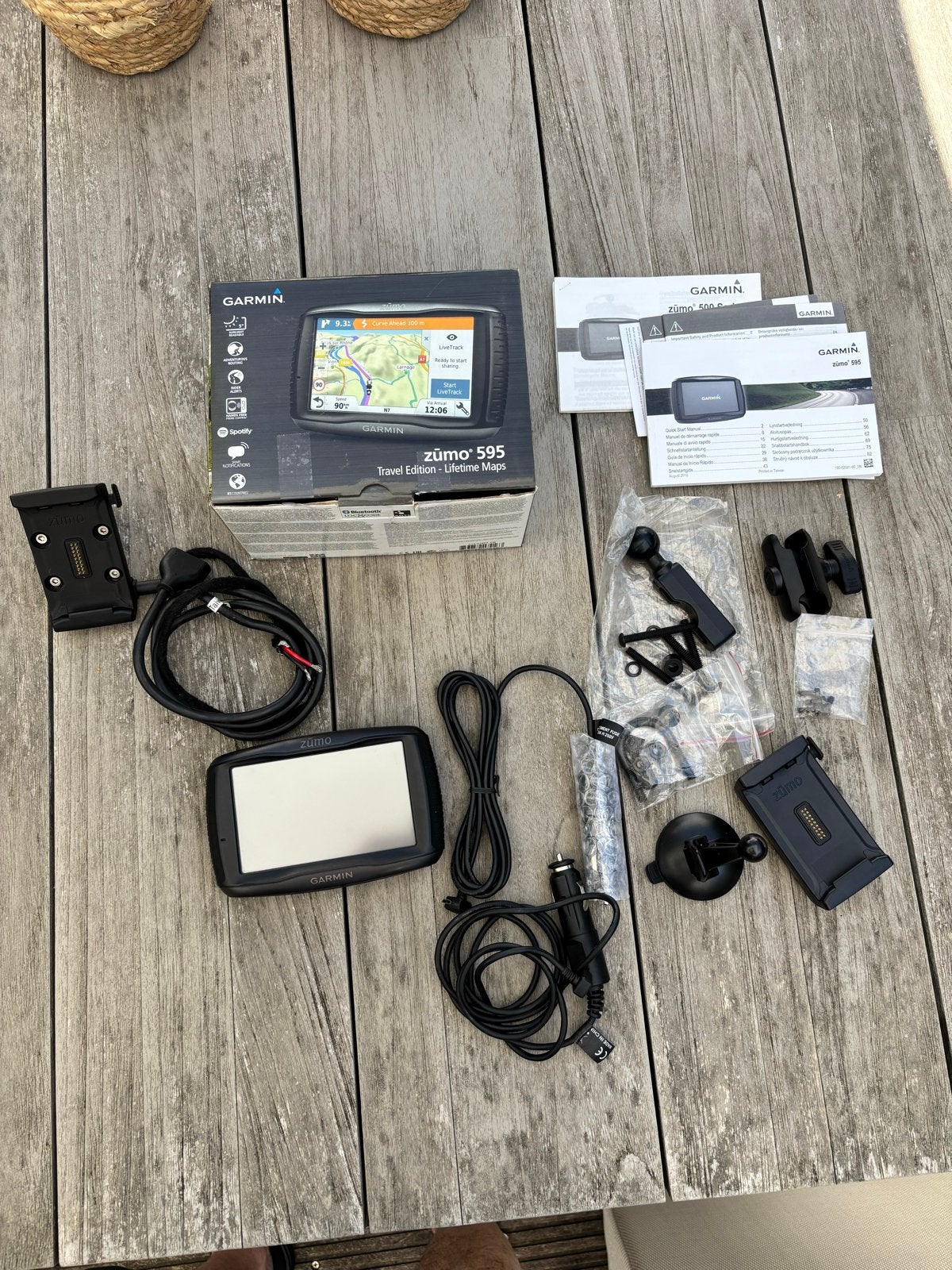 Garmin Zumo 595LM Travel Edition - Motor navigatie, Motoren, Ophalen of Verzenden, Zo goed als nieuw