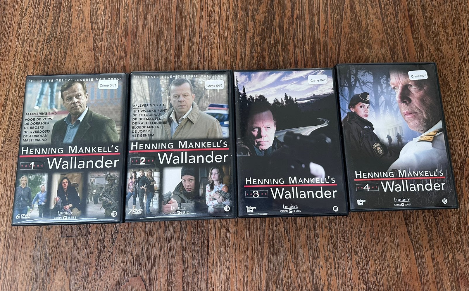 Henning Mankell’s Wallander 4 dvd-boxen Zweedse misdaadserie, Ophalen of Verzenden, Zo goed als nieuw