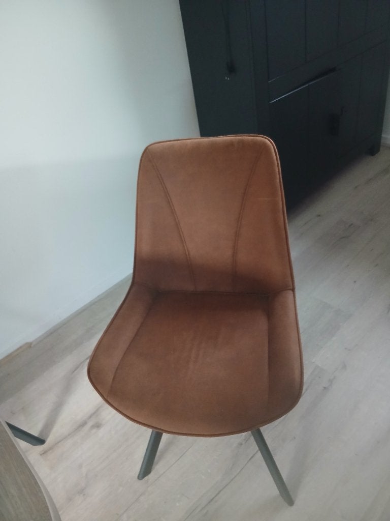 Mooi eet kamer stoelen, Bruin, Ophalen of Verzenden, Zo goed als nieuw, Vier