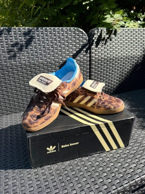 Adidas Samba x Wales Bonner Leopard Maat 38 Nieuw, Kleding | Dames, Bruin, Nieuw, Ophalen of Verzenden, Sneakers of Gympen