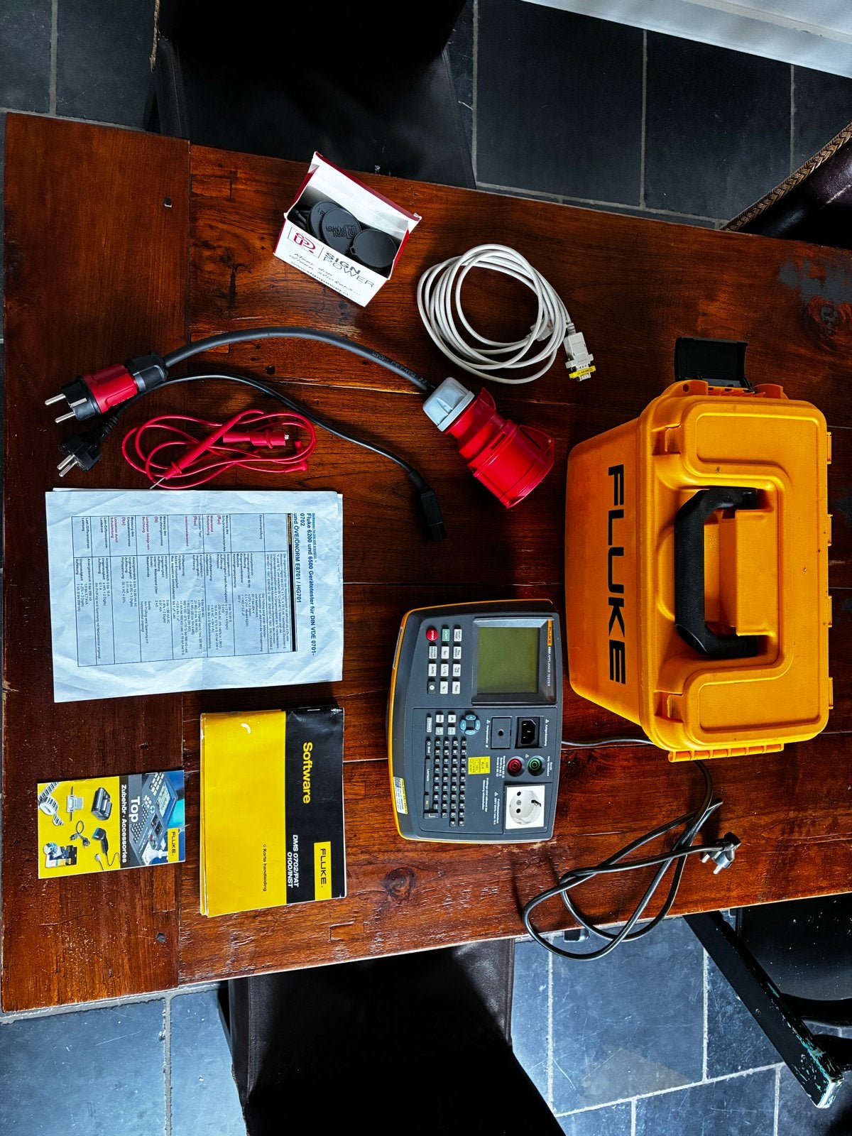 Fluke 6500 Appliance Tester met accessoires, Ophalen of Verzenden
