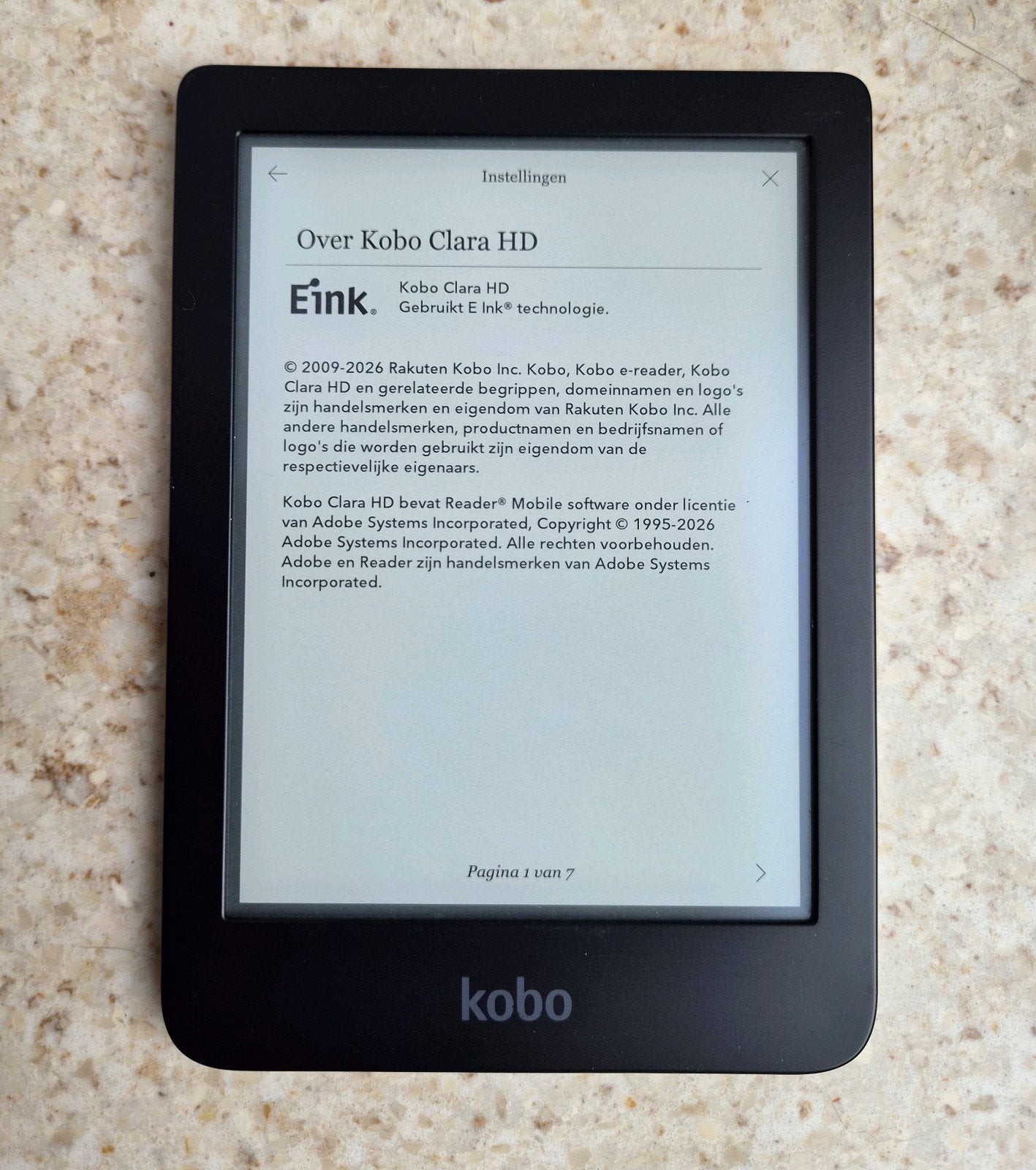 zgan Kobo Clara HD e-reader, Computers en Software, E-readers, 8 GB, 6 inch of minder, Ophalen of Verzenden, Rakuten Kobo