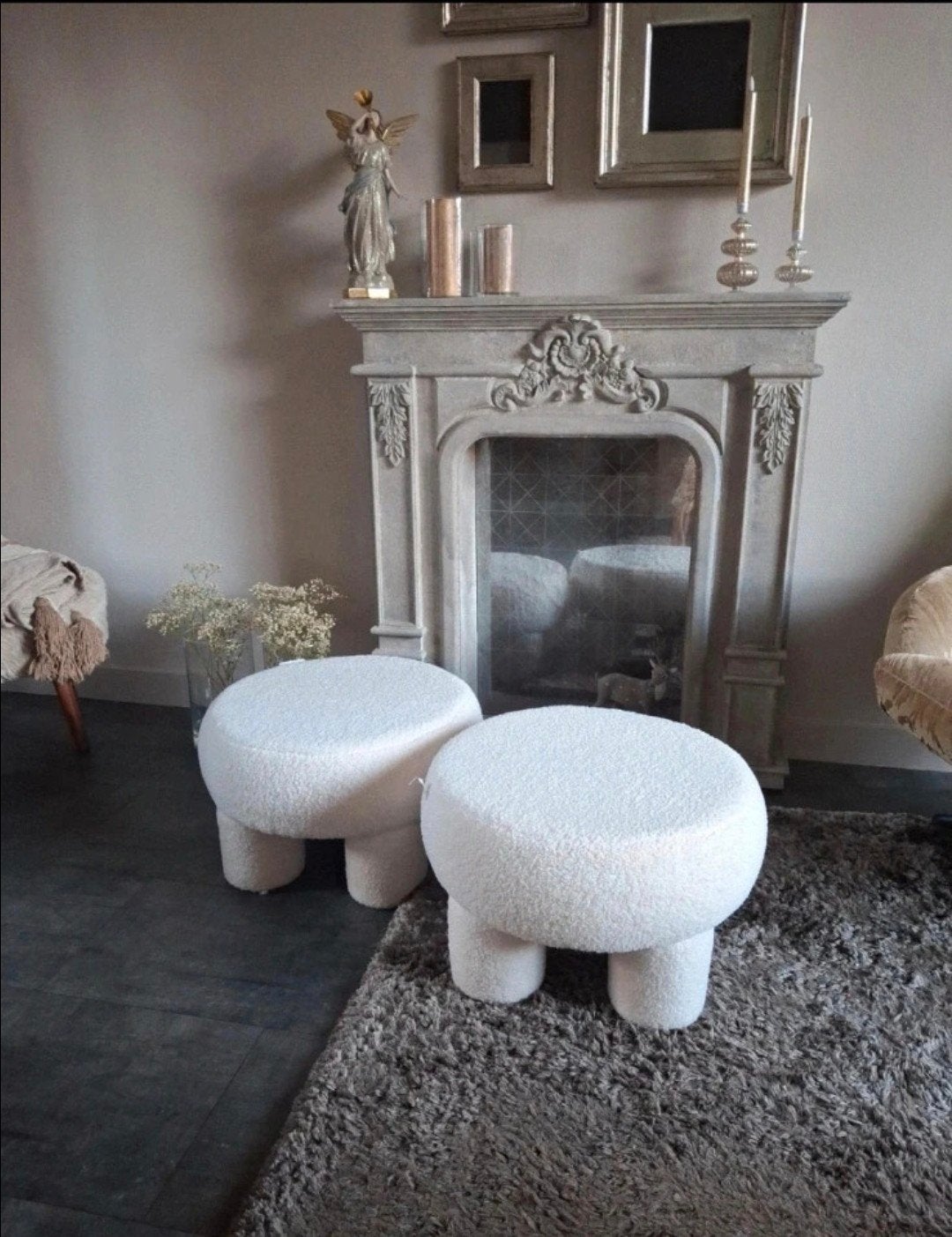 nieuwe prachtige teddypoefen kaartje aan nu ophalen moet weg, Minder dan 50 cm, Nieuw, Ophalen of Verzenden, Rechthoekig