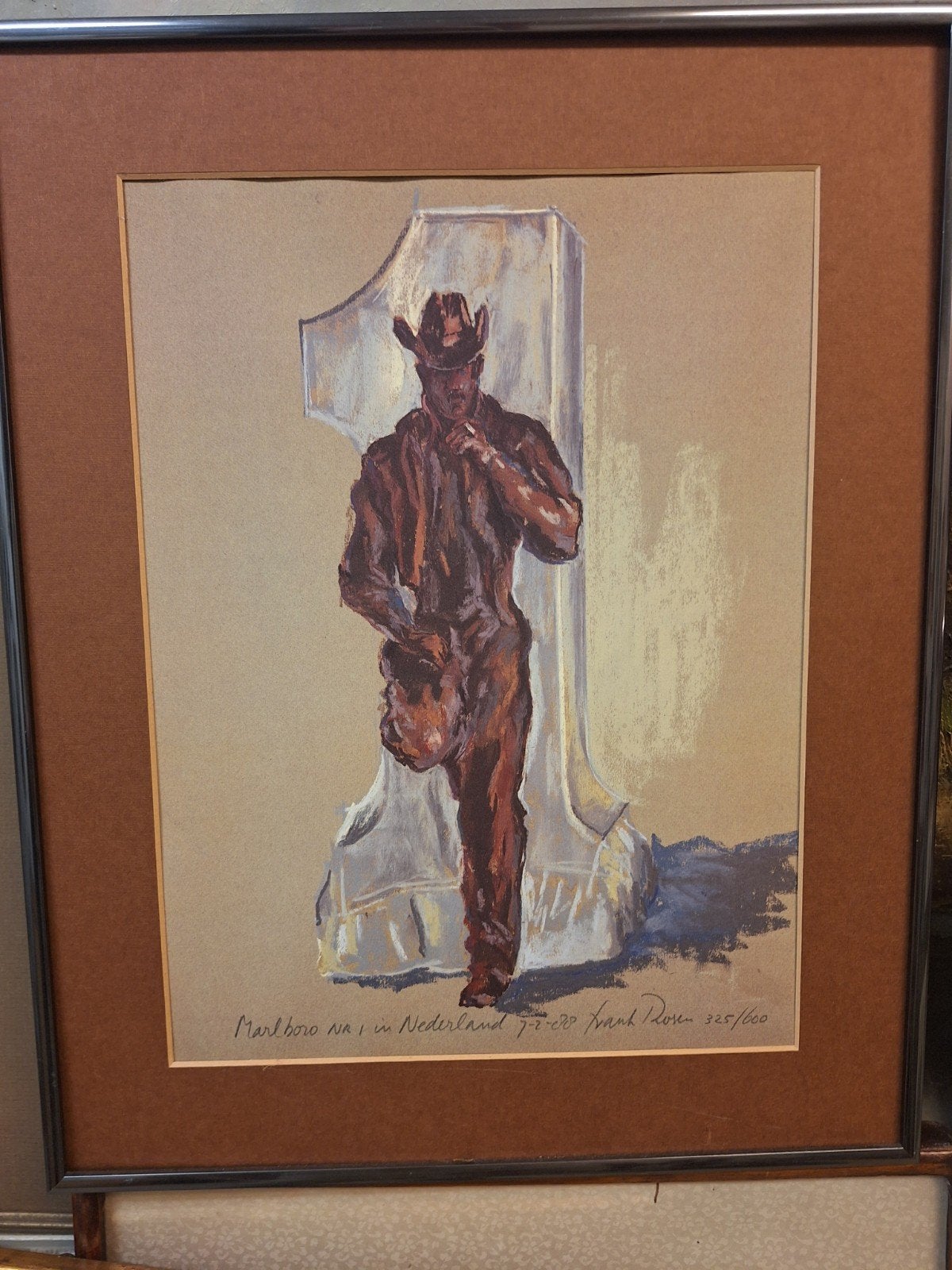 Zeefdruk Marlboro Man - Frank Rosen (1988), Ophalen of Verzenden