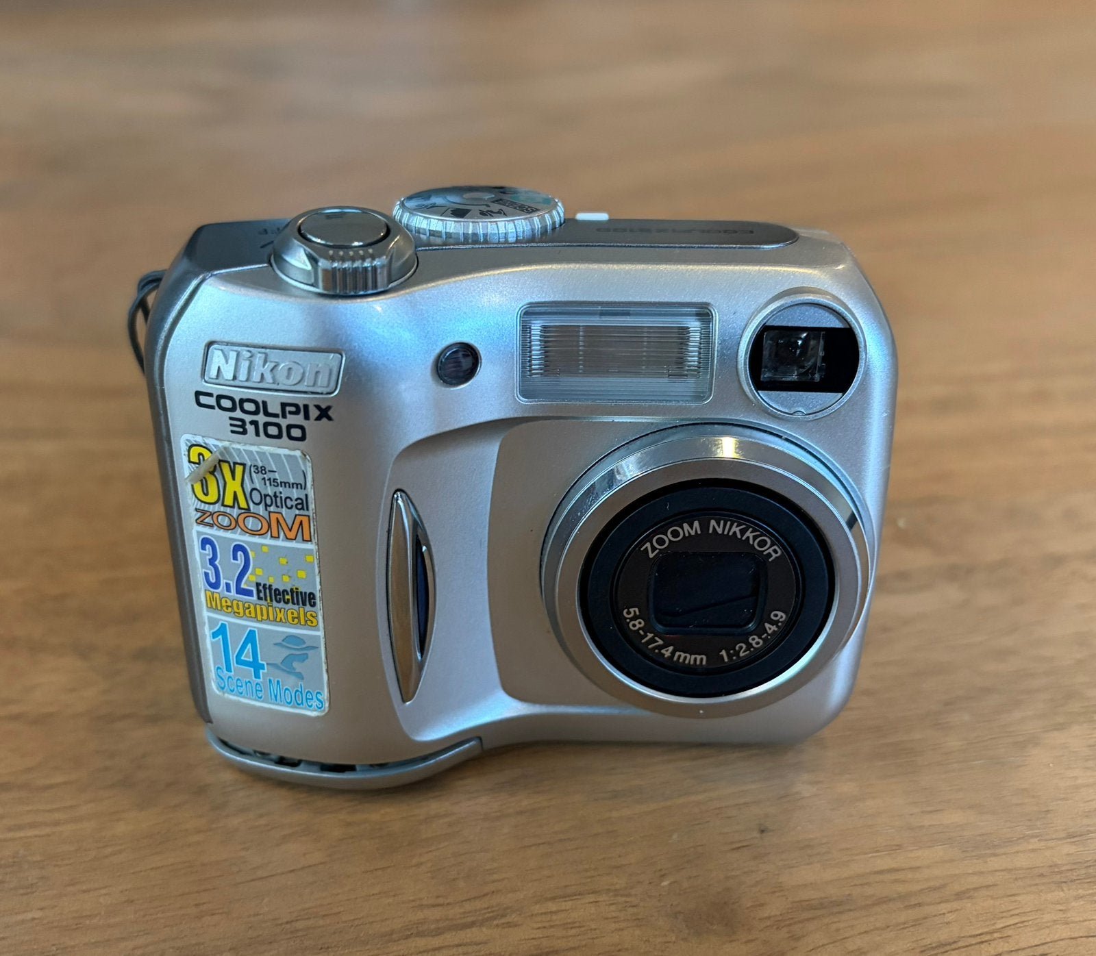 Nikon Coolpix 3100 Y2K camera, Audio, Tv en Foto, Fotocamera's Digitaal, Ophalen of Verzenden, Gebruikt, Nikon