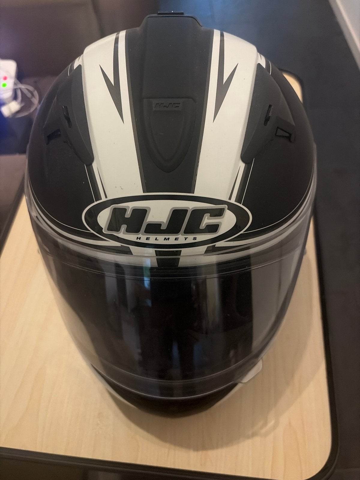 HJC Integraalhelm - Zwart/Wit - Maat M, Ophalen, M, Heren, HJC