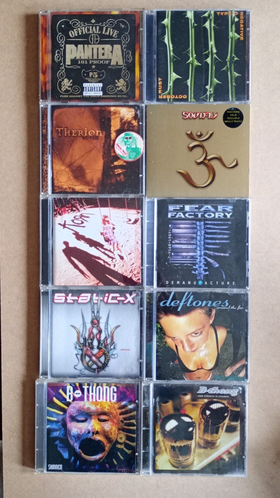 Verzameling cd's metal, Cd's en Dvd's, Verzenden, Gebruikt