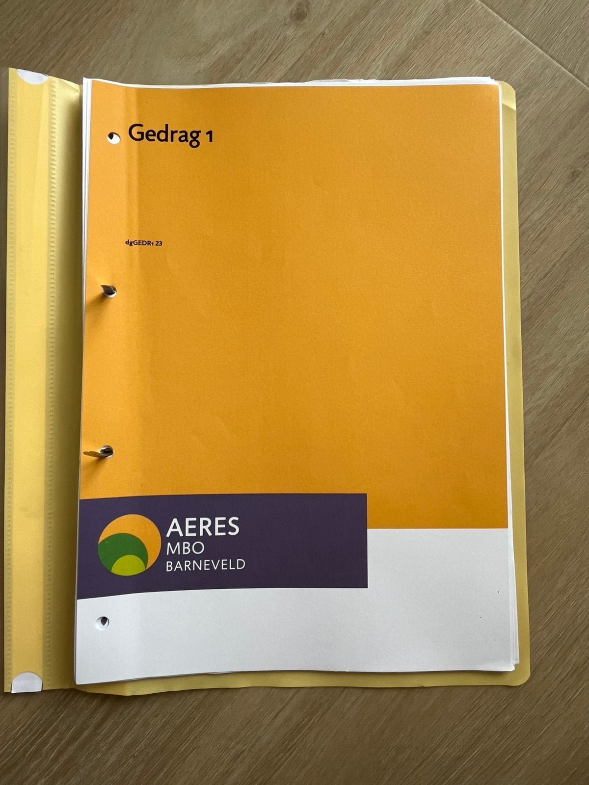 Gedrag 1 en 2 aeres mbo barneveld, Ophalen of Verzenden, Zo goed als nieuw