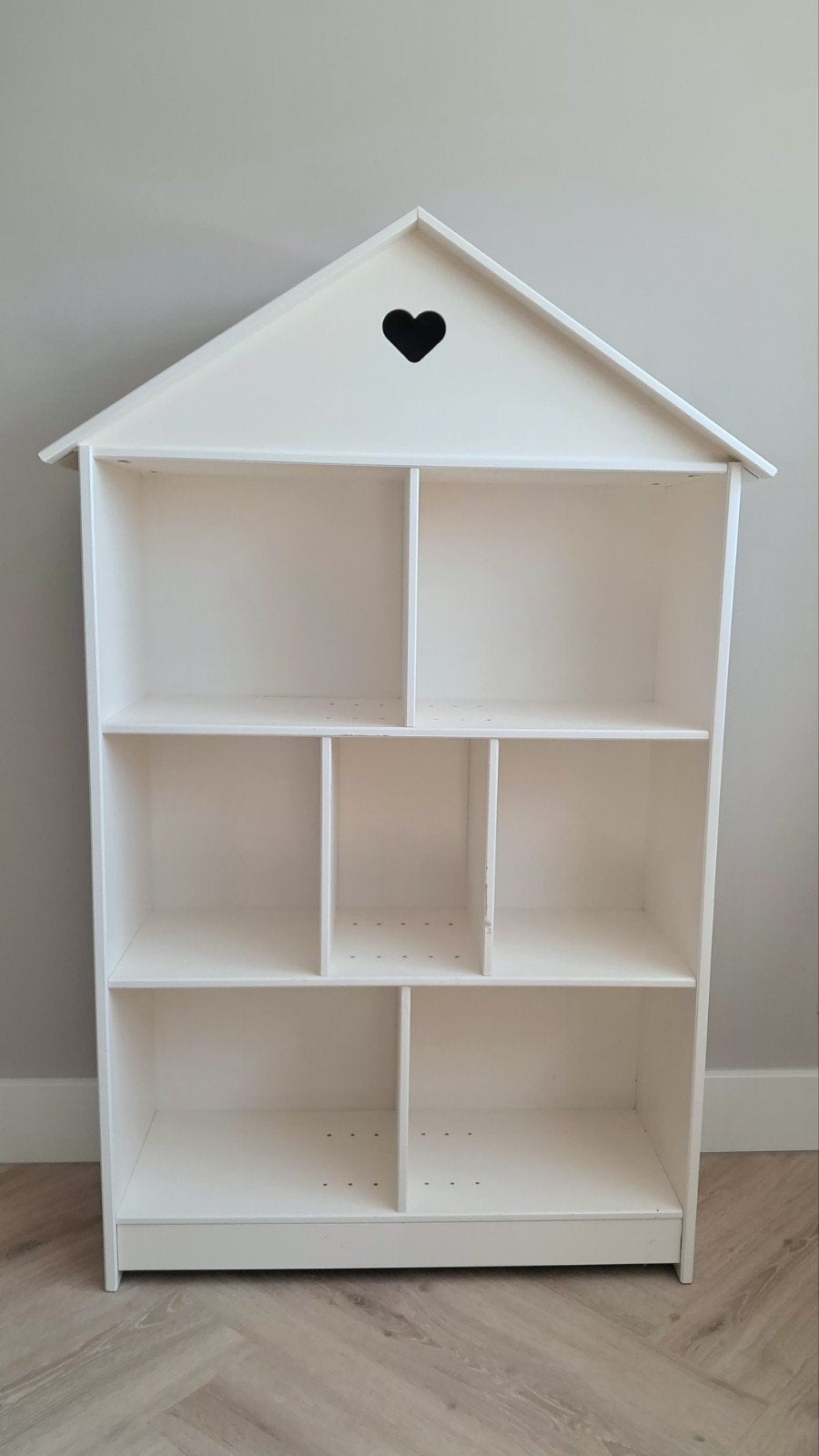Stevige poppenhuis/ boekenkast 78x30x122 cm, Met plank(en), Gebruikt, 100 tot 150 cm, 25 tot 50 cm