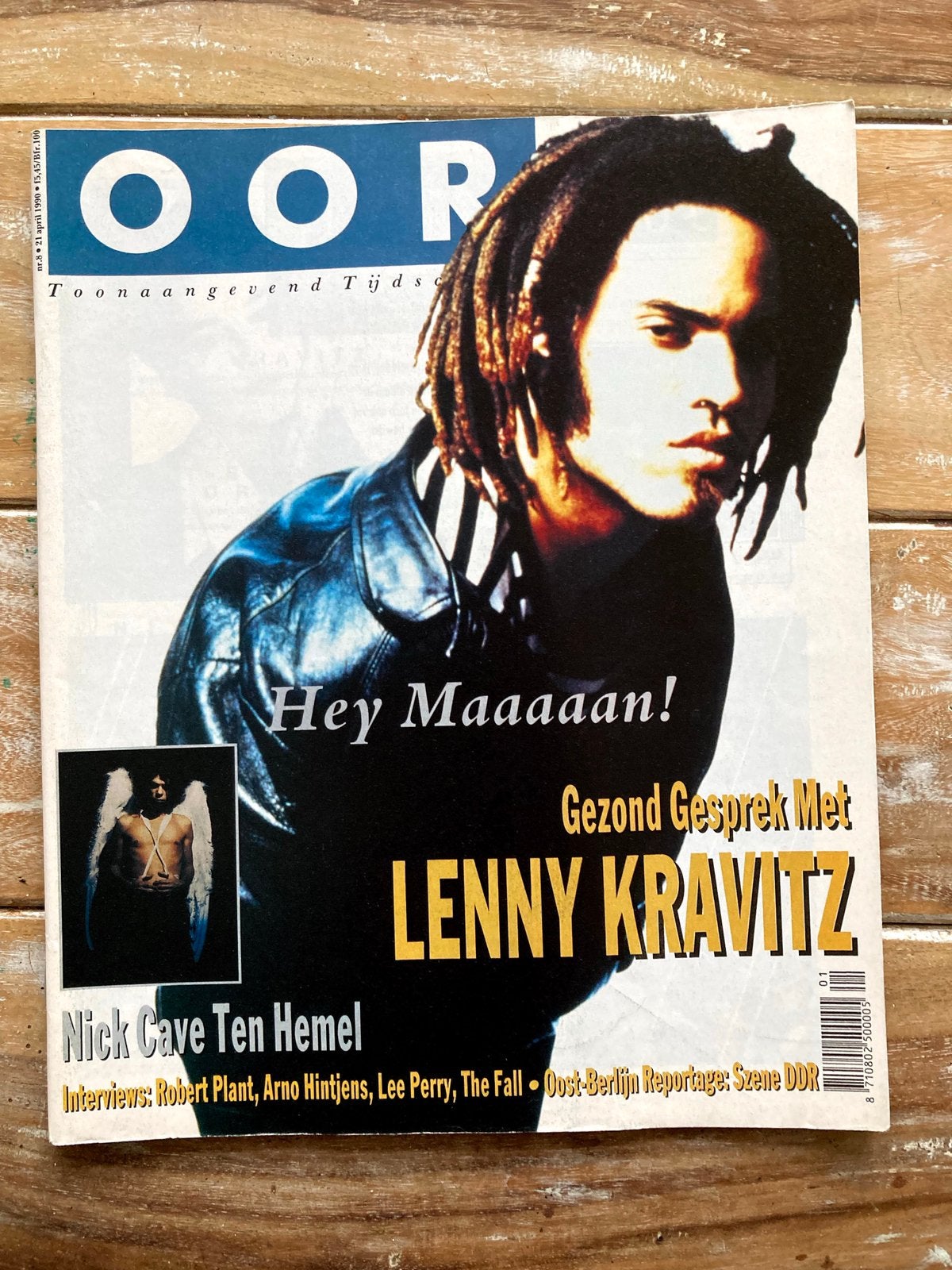 OOR Magazine 1990 LENNY KRAVITZ Nick Cave THE FALL Church, Ophalen of Verzenden, Zo goed als nieuw, Muziek, Film of Tv