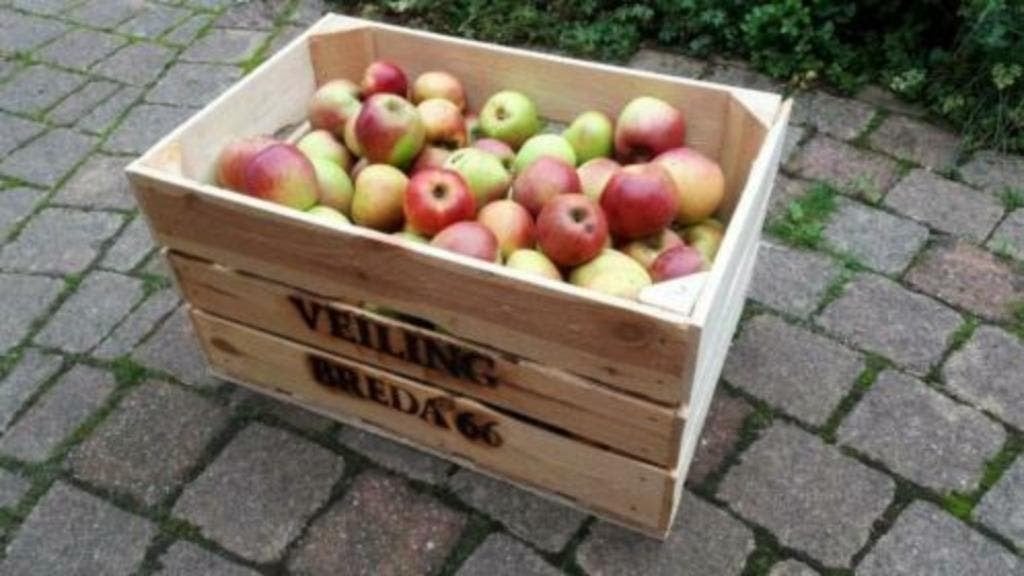 Fruitkisten / Appelkisten 3-lats 30x35x56 in perfecte staat., Ophalen of Verzenden
