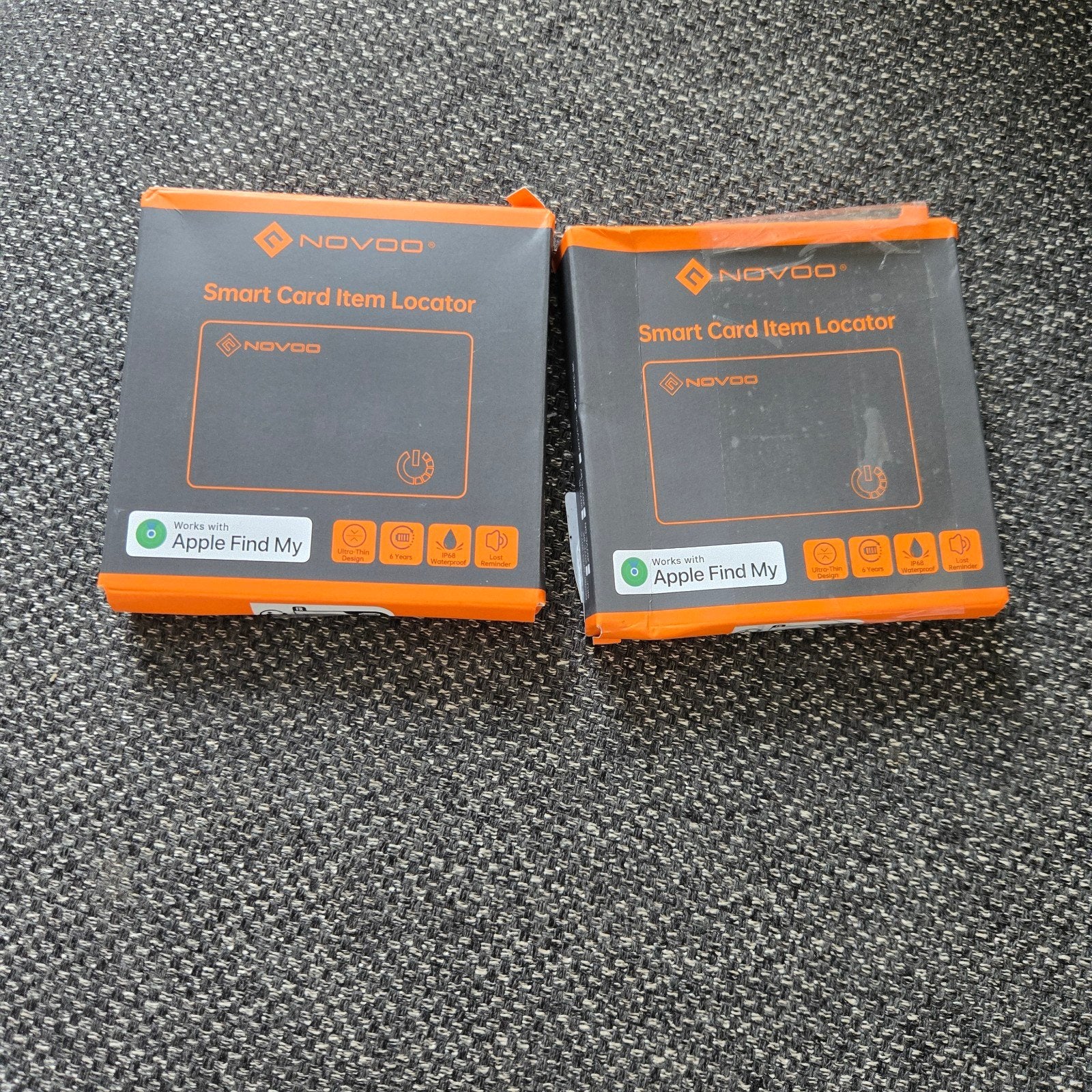 2x NOVDOO Smart Card Item Locator - Werkt met Apple Find My, Ophalen of Verzenden, Nieuw, Overige typen, Apple